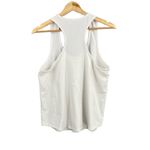 Girlfriend Collective Tank Top White Stretchy Racerback Sleeveless Medium Photo 1