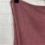 Baserange Organic Cotton Ribbed Knit Wrap Skirt Size S Brown Photo 9