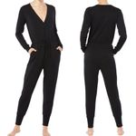 Beyond Yoga Cozy Fleece Long Sleeve Jumpsuit Black Photo 6