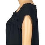 Joie  “Elsanna” black shift dress w/lace cut-outs at the neckline. Size XS. EUC Photo 7