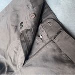 Theory Womans Taupe Satin Finish Casual Shorts size 6 Photo 1