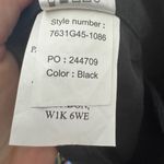 Paige  Size 6‎ Black Faint Stripe Wide Leg Dress Pants Photo 6