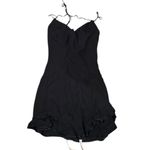 House Of CB Rossella Black Ruffle Mini dress XS Photo 3
