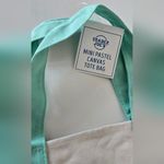 Trader's Joe Mint Green Pastel Mini TOTE bag NEW Photo 2