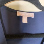 Chelsea 28 Navy Blue Sleeveless Blouse Peplum Sz Small Photo 7