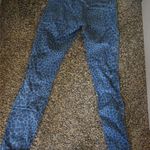 Rich & Skinny Giraffe Print Blue Skinny Ankle Jeans Size 27 Photo 4