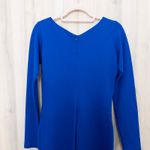 Amanda Uprichard  Womens Dress Size M Royal Blue Long Sleeve Office Siren Chic Photo 6
