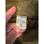 VTG Evan Davies Suede Pants Womens 8 Olive Green Pigskin Leather High Rise Korea Photo 7