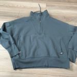 Old Navy Active Dynamic Fleece Quarter Zip Pullover Teal Blue XXL Breathable Photo 2