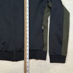 Ralph Lauren Lauren Ralph Active Track Jacket Full Zip Olive Green Athletic Black‎ Womens L Photo 5