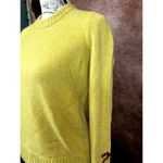 Zadig & Voltaire  Cashmere Sweater Yellow Burgundy Logo size M Photo 6
