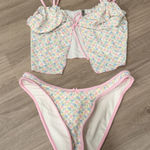 frankie's bikinis PINK x Frankie’s Bikinis Two Piece Tankini Photo 0