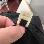 Kate Spade  black velvet dot bow neckline ponte 3/4 sleeve sheath dress Photo 8