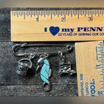 Seahorse Sand Castle Pail Kilt Pin Brooch Silver Tone New Photo 1