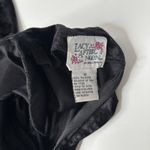 VTG Lacy Afternoon Shell Kepler Black Velvet Wide Leg Jumpsuit 12 L Whimsigoth‎ Photo 4