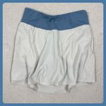 Aventura Skort Women's Tan Blue Athletic Skirt Shorts Tennis Golf Hiking Size M Photo 0