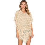 PilyQ New. PQ golden tan poncho cover-up. One size. Retails $134 Photo 3