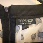 Topshop Black and White Patterned Blouse Photo 2