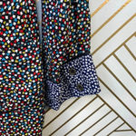 Anthropologie  ett:twa Christene‎ Silken Jumpsuit Long Sleeve Color Print Size 6 Photo 7