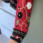 Vintage Christmas Cardigan Sweater BEREK by Takako Saxon Photo 4