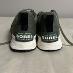 Sorel 👟 Women’s Kinetic Impact Lace Sneakers – Sage Green / White Sole (Size 9.5 Photo 1