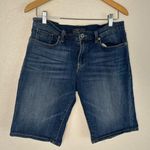 Lucky Brand The Bermuda Denim Jean Shorts Size 6 Summer Vacation Preppy Long Photo 0