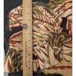 ZARA  Women's Top Shirt Linen Blend Tropical Ruffled Multi-Color Size XS EUC Photo 6