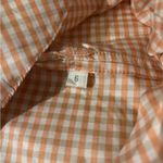 Doncaster  Y2K Gingham Plaid Tie Front‎ 100% Silk Blouse Photo 7