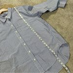 Wilfred  Free Relaxed Cotton Button Front Shirt Longsleeve Striped Blue Coastal M Photo 11