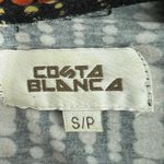 Costa Blanca Bohemian Multicolor Long Sleeve Pullover Scoop Neck Women's Dress S Tan Photo 1