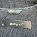 Allegra K NWT Black Puff Sleeve Blouse (S) Photo 8