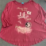 Florida State University Women's Red Top size 2X Made in USA Pink Photo 8