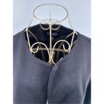 Eloquii Womens Ruffle Sleeve Jacket Blazer Open-Front 3/4 Ponte Black Size 16 Photo 9