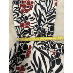 Jones Studio  Sleeveless Floral A-Line Dress Belted‎ Black Red White Size M Photo 10