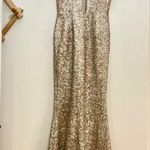 Dress the Population  Michelle Sequin Plunge Neck Gown Photo 3
