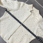 Carlisle  wool angora eyelet sweater jacket set size XXL Photo 5