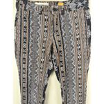 Pilcro Women’s Serif Corduroy Pants Size 27 Aztec Southwest Brown Black Stretch Photo 1