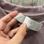 Everlane  The Seamless Tee Crop Top| Purple Dusty Lavender Size M/L Photo 2