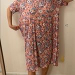 Floral pleated dress. S/M Pink Photo 9