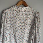 Alice + Olivia Salome silk Button down Shirt Photo 10