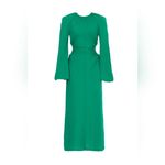 Rebecca Vallance Edie Cutout Midi Dress Green Size 8 Photo 8