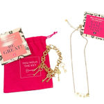 Mary Kay NEW You Hold the Key Jewelry Gifts Necklace & Bracelet Prizes Gold Photo 0