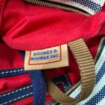 Dooney & Bourke  Waverly Shopper Tote Striped Zippered Navy Red Handbag Purse Photo 8