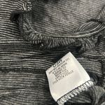 Emma & Sam ‎ Black Grey Striped Scrunched Tank Size Medium Photo 5