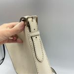 Kate Spade Cream Leather Square Crossbody Handbag Purse Medium Bag Classic Photo 2