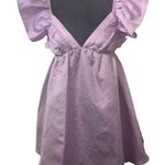 Buddy Love Iridescent Mini Dress with Bow Back, Size M Pink Size M Photo 0