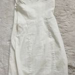 white jean dress Size M Photo 1