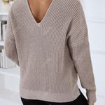 SheIn Vneck Sweater Photo 1