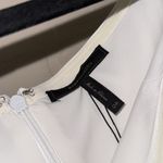 BCBGMAXAZRIA White romper  NEW off the shoulder flare arm peplum tiered detail Photo 3