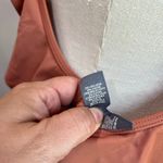 Aerie  Ruffle Low Back One Piece Tan Terracotta One Piece Bathing Suit Size L Photo 4